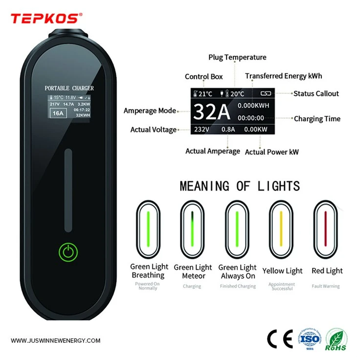 Ev Portable Charger Type 2