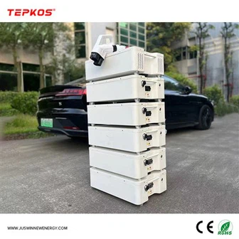 กองชาร์จ EV แบตเตอรี่ลิเธียมแบบเรียงซ้อน 20kw